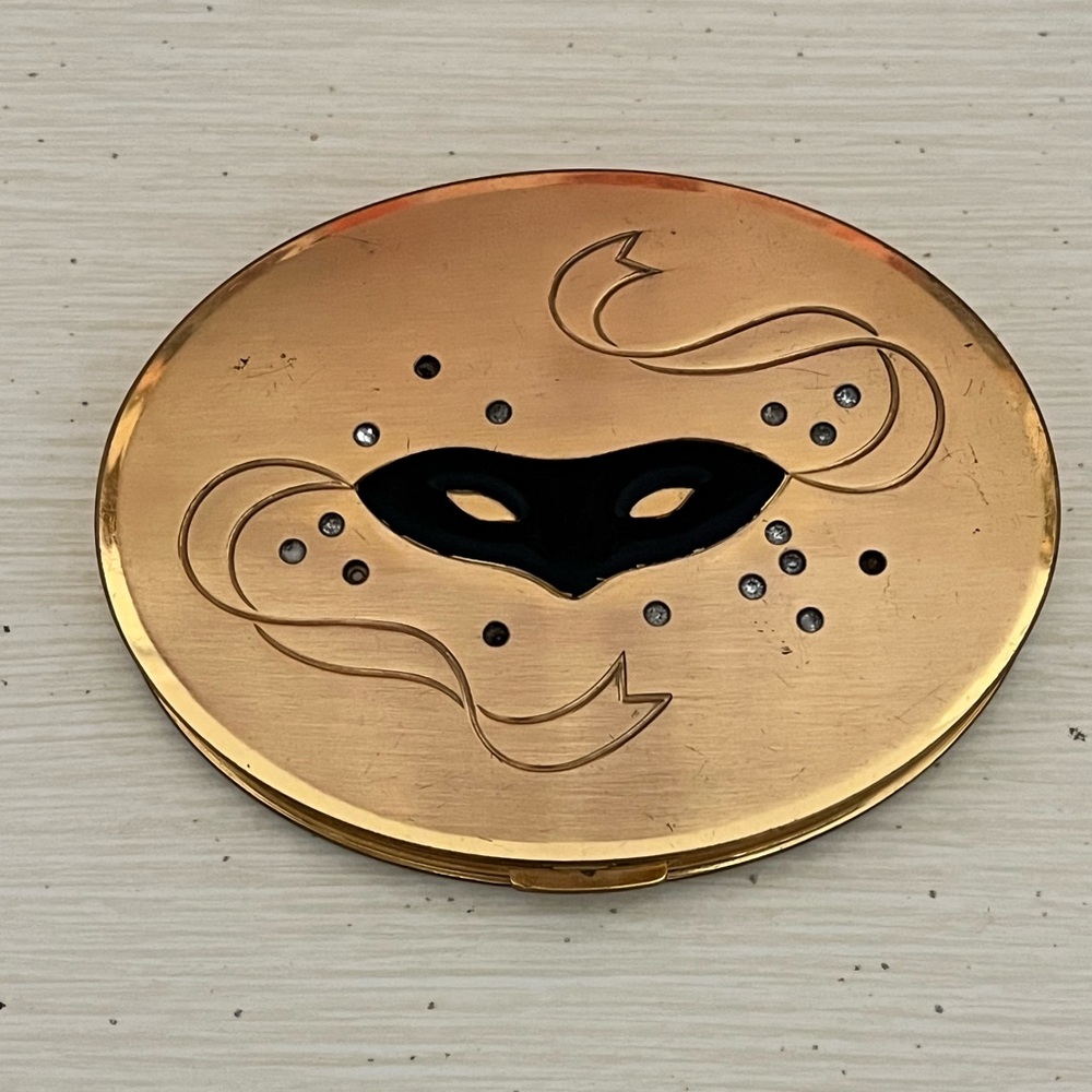Dorothy Gray Masquerade 1950s Compact-Art Deco Vanity Collectible